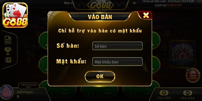 Mậu binh Go88 thường cho phép bạn chơi với bạn bè, gia đình 