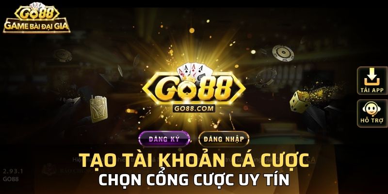 GO88 cổng cược uy tín, chất lượng được kiểm chứng